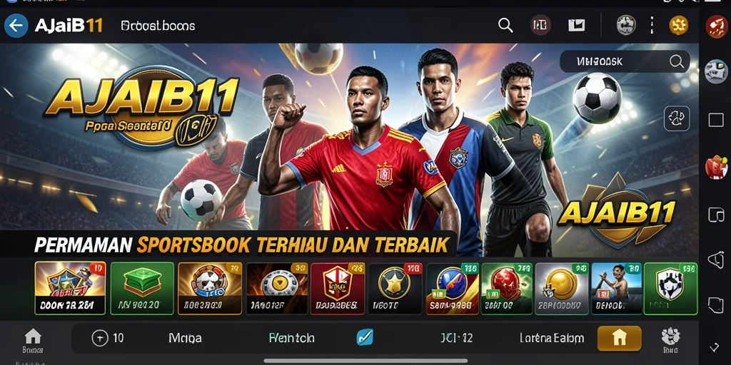 Tampilan gameplay menarik dari AJAIB11 yang menghadirkan pengalaman sportsbook terbaik.