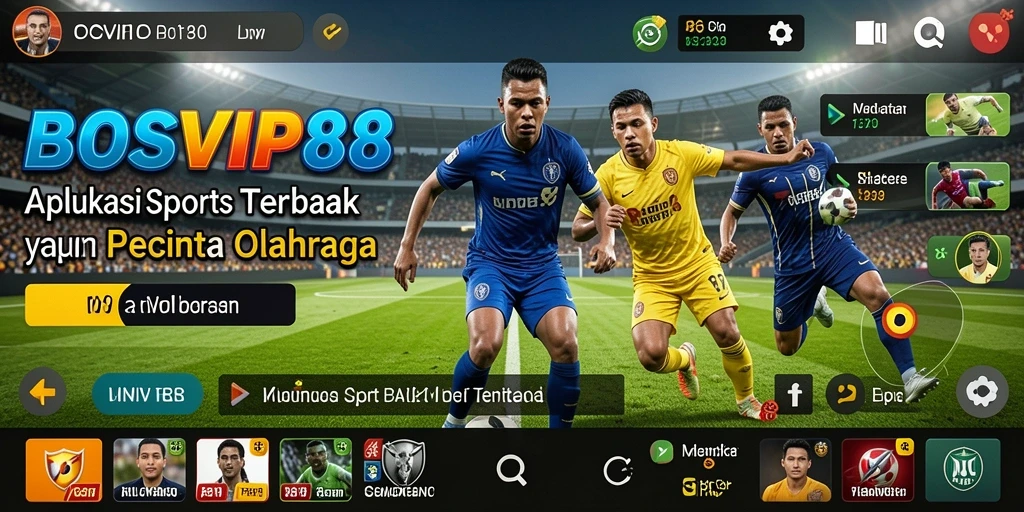 Tampilan menarik dari gameplay yang dinamis dan interaktif di BOSVIP88.