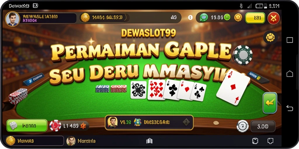 Tampilan gameplay seru dari DEWASLOT99 dengan pemain yang berinteraksi.