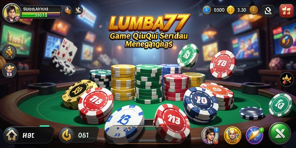 Tampilan gameplay QiuQiu seru di LUMBA77.