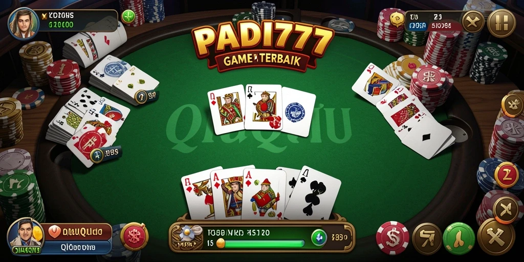 Gameplay seru QiuQiu di PADI777 dengan pemain lain.