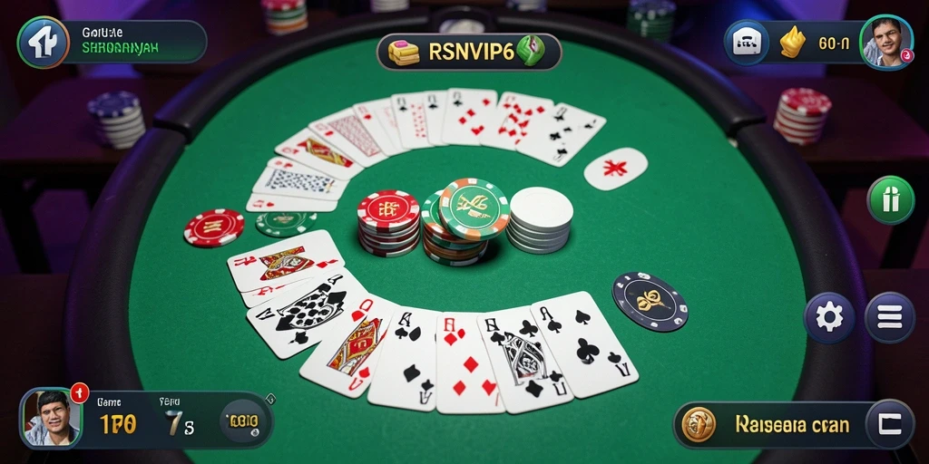 Tampilan gameplay Gaple yang menarik dan interaktif di RSNVIP6.