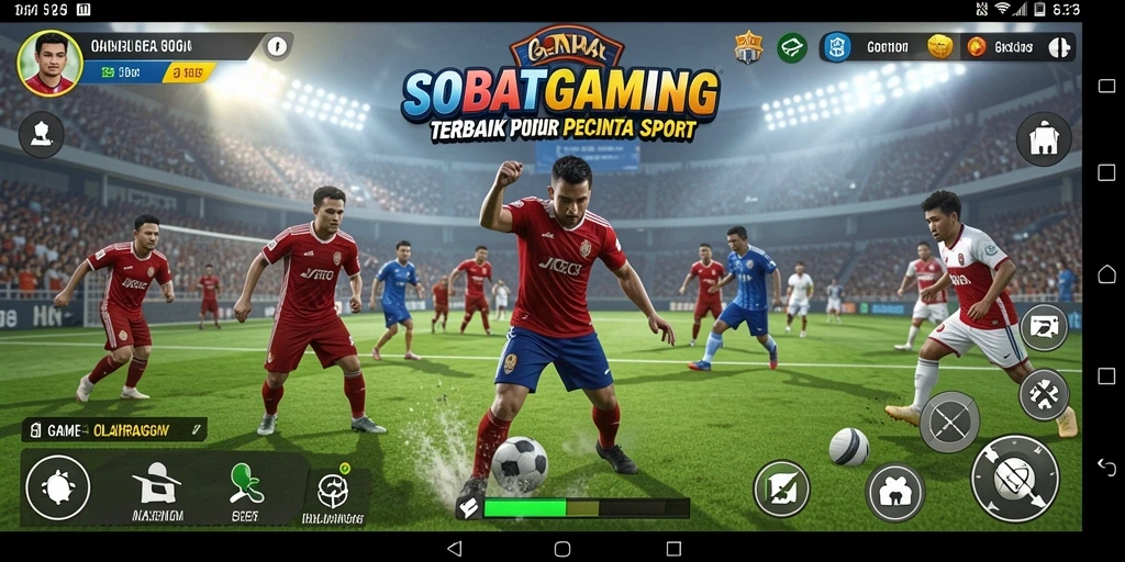 Tampilan gameplay yang dinamis dari SOBATGAMING.