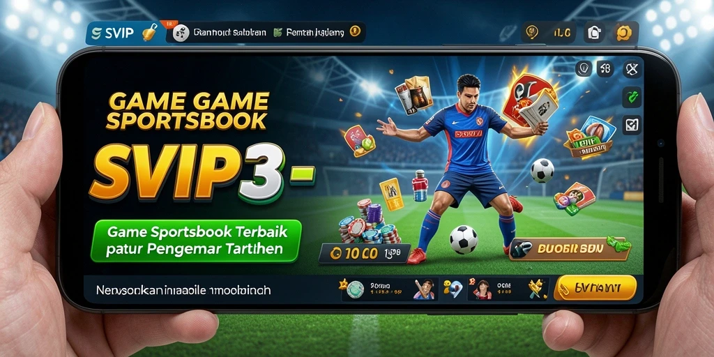 Tampilan gameplay SVIP3 yang menarik dan intuitif untuk pengguna Sportsbook.