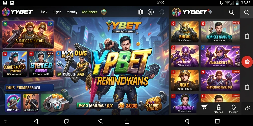 Tampilan utama YYBET dengan fitur-fitur utility yang lengkap.